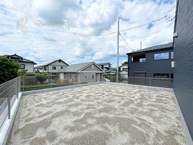 第1笠間市笠間　新築戸建て　4号棟の庭|広々とした日当たりの良いお庭！お家時間を満喫できる嬉しい空間♪