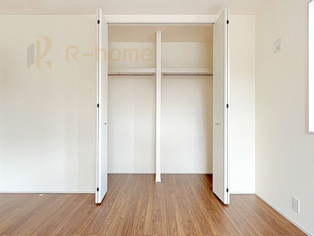 第1笠間市笠間　新築戸建て　4号棟の収納|全居室収納スペースを設置！充分な容量で居住空間もスッキリ♪