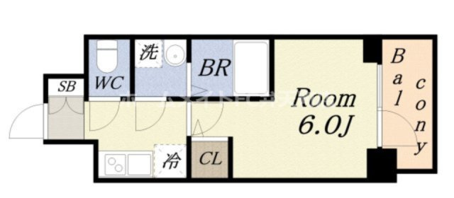 【間取り】 | エスリード弁天町NORTH RESIDENCE