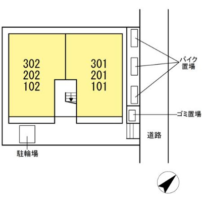 【区画図】 | D paina 大倉山（ディーパイナオオクラヤマ） | D Paina 大倉山　区画図