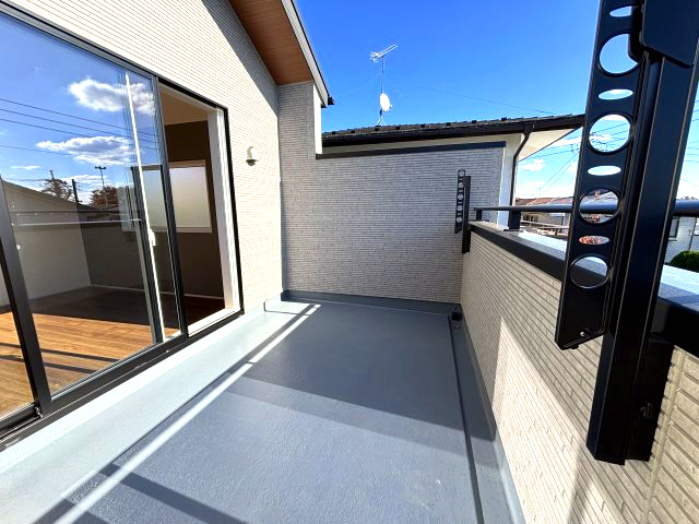 新築戸建て　我孫子市高野山のバルコニー