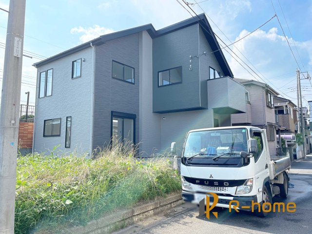 流山市東深井16期　新築戸建て　1号棟の外観|まもなく完成！実際の室内をご見学いただけます♪