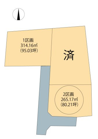高崎市新保田中町売土地 3区画