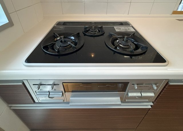 リビオ光明池ロジュマンのキッチン|ガスコンロ