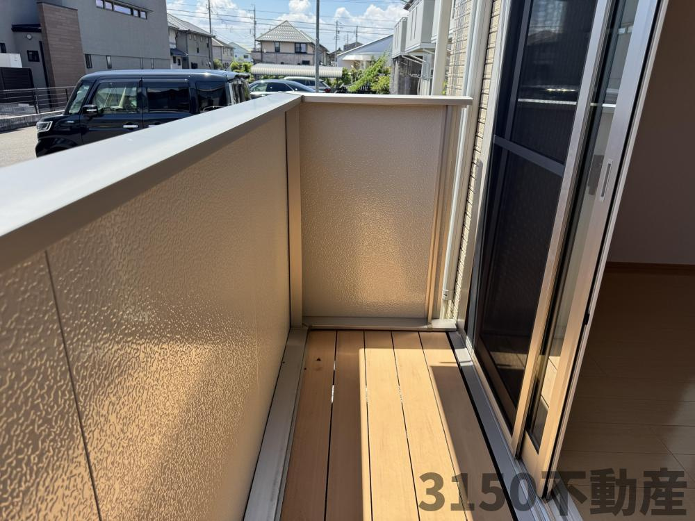 カーサスガⅡのバルコニー