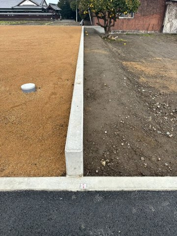 外山町　売土地　3区画の外観|確定測量済みで境界も明確になっており、トラブルの心配なく購入を検討できます。