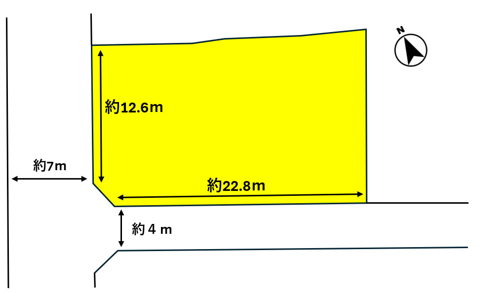 鹿児島市吉野町　土地の土地図