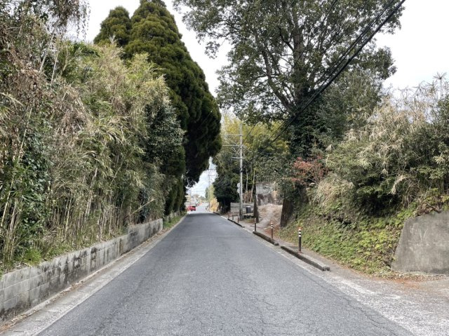 鹿児島市吉野町　土地の前面道路含む現地写真
