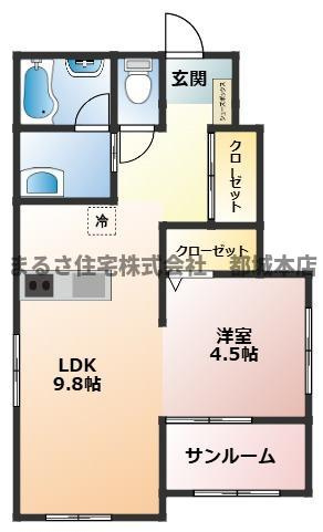 Lieto吉尾の間取り|102