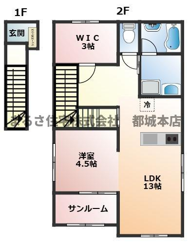 Lieto吉尾の間取り|201