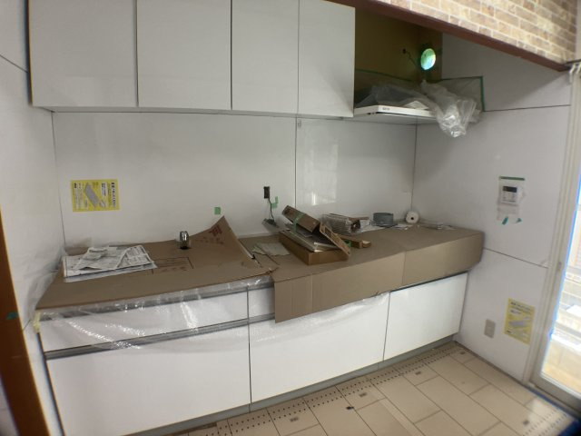 風見鶏戸建てのキッチン