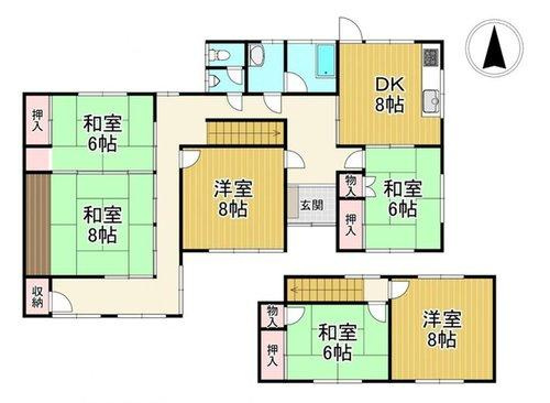 中村松木2丁目　中古戸建の間取り|【間取り】