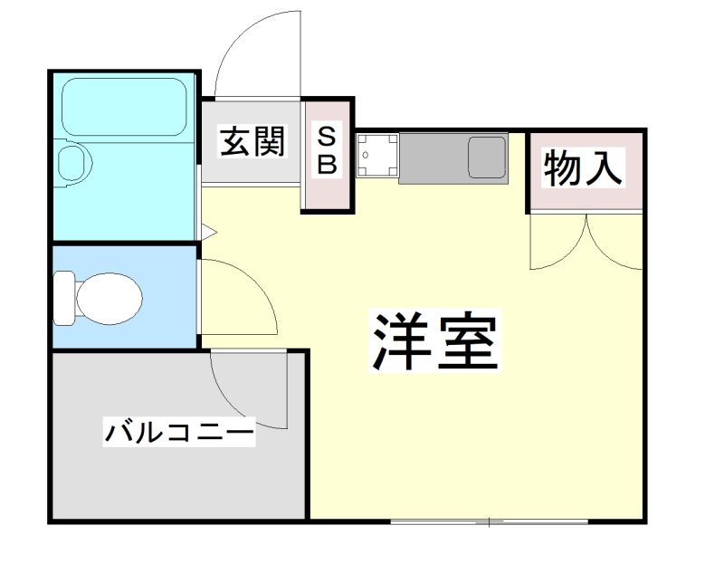 パストラルの間取り