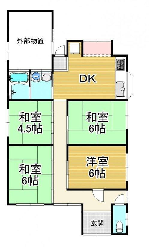 桜木町　中古戸建の間取り