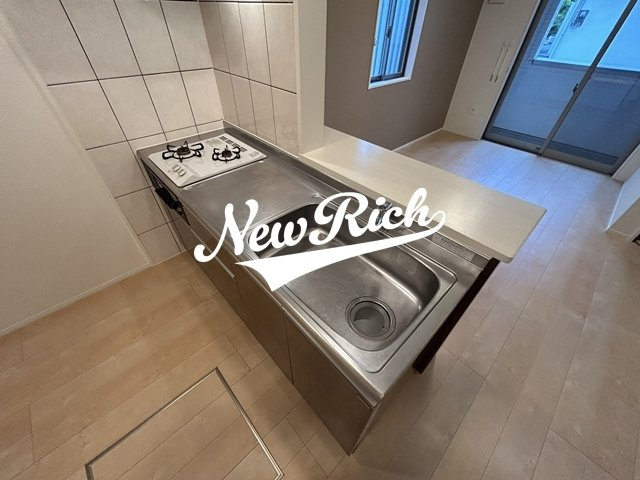 高崎市台新田町のアパートのキッチン