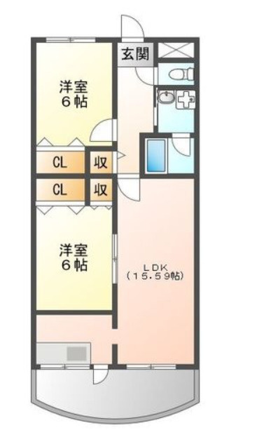 ロックベアーヒルズⅠの間取り