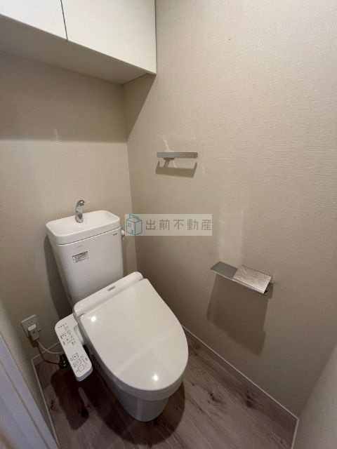 新宿区市谷柳町の賃貸マンションのトイレ