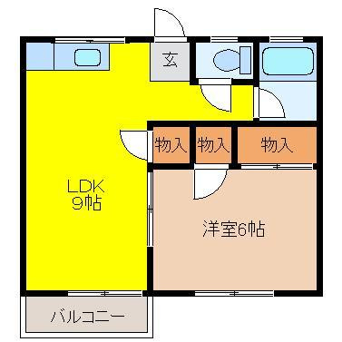 メゾン・コムの間取り