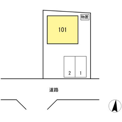 【区画図】 | 乗小路貸家
