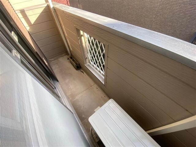 コーポメグミのバルコニー