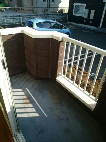 ＭｅｒｕＲｏｓｅ　Ⅱのバルコニー