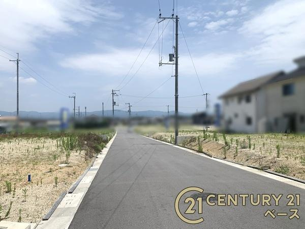 北葛城郡広陵町大字大野の売地の前面道路含む現地写真|■現地撮影写真■落ち着いた雰囲気の閑静な住宅地内です！