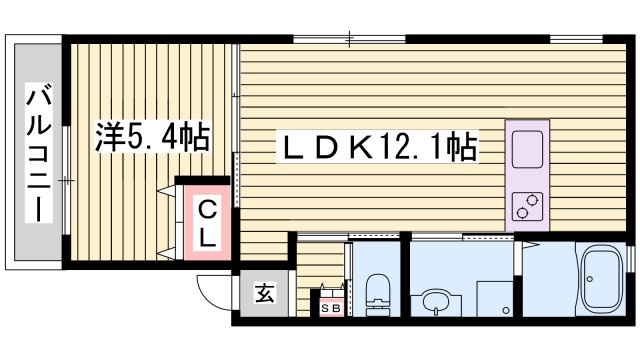 KARIN明石南の間取り