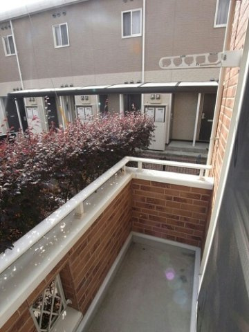 菊池郡菊陽町花立１丁目のアパートのバルコニー|バルコニー付きです