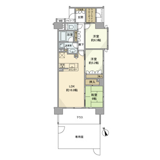 【間取り】 | ＢＥＬＩＳＴＡ戸田公園東