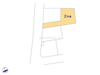【区画図】 | 春日部市大場第9　新築一戸建て　2号棟
