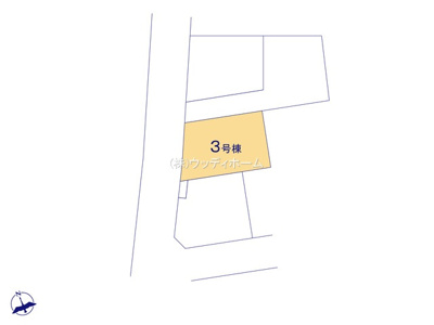 【区画図】 | 春日部市大場第9　新築一戸建て　3号棟