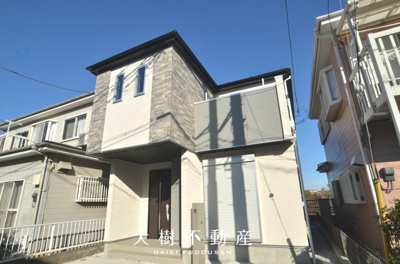 【外観】 | 座間市四ツ谷　新築戸建て　全１棟【仲介手数料無料】 | 建物完成しました！！内見可能です♪