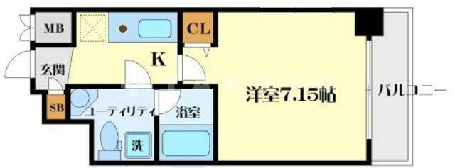 La Doueur江坂の間取り