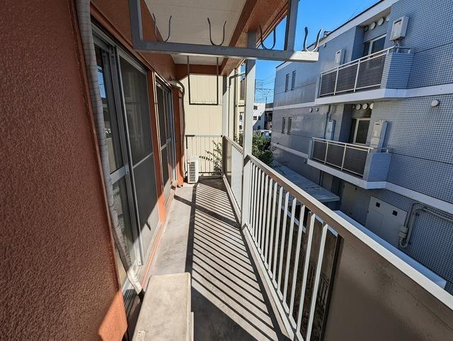 第４青葉荘のバルコニー