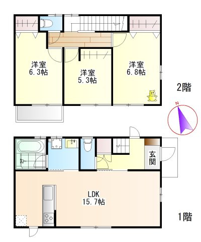 シャルマン・ロコの間取り
