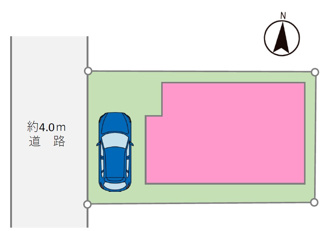 【区画図】 | 小平市栄町3丁目　新築戸建　【全1棟】