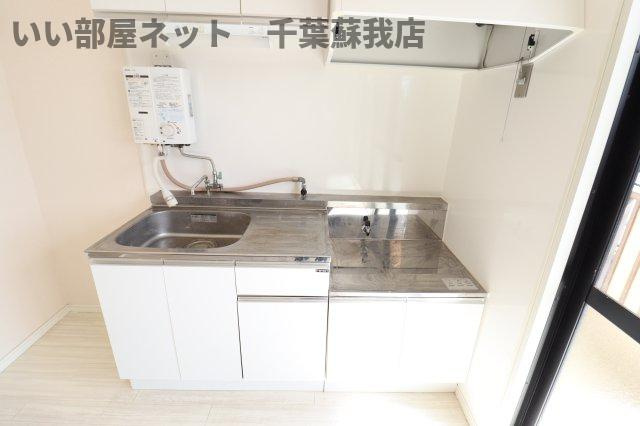 ファーストターフ鎌取　Ａのキッチン|きれいなキッチンです