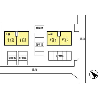 【区画図】 | セジュール拓・雅