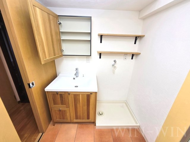 春日グリーンフラッツの洗面所