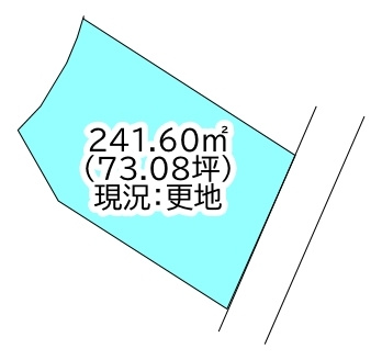 川之江町　売土地 73.08坪の区画図