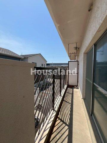 西村グリーンハイツのバルコニー