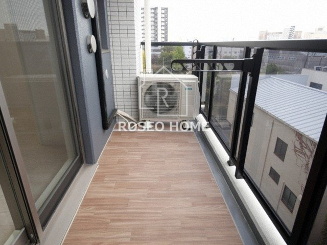 gm難波ウエストDCのバルコニー