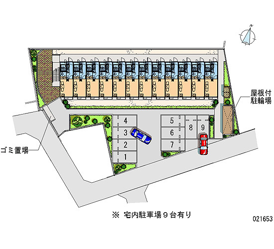【駐車場】 | レオパレスルミエール | 画像4