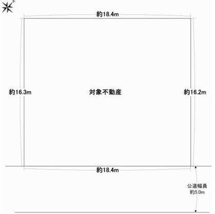 大阪狭山市西山台２丁目の売地の土地図