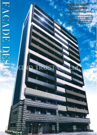 プレサンス梅田の外観パース|こちら、外観パースです