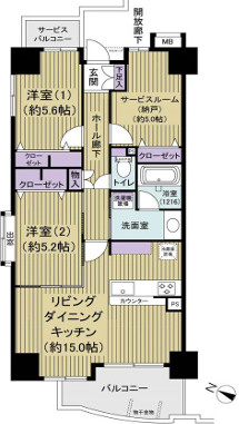 キャピタルプラザ小岩の間取り