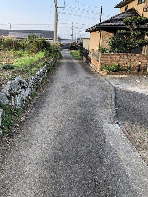 山田町　中古戸建の前面道路含む現地写真|前面道路含む現地写真