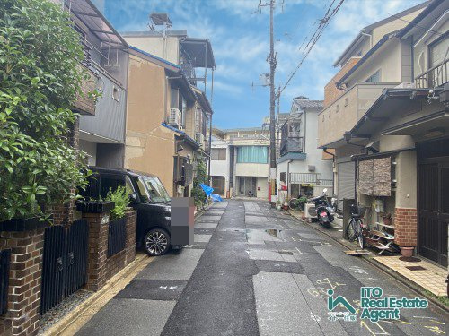 田中古川町 土地の前面道路含む現地写真