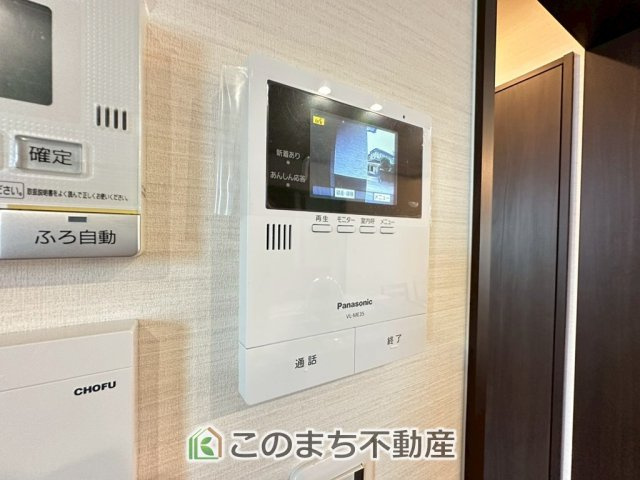宇都宮市鶴田町　平屋＋モデルハウスの設備|ＴＶモニター付きインターホンで防犯面もしっかり安心♪
