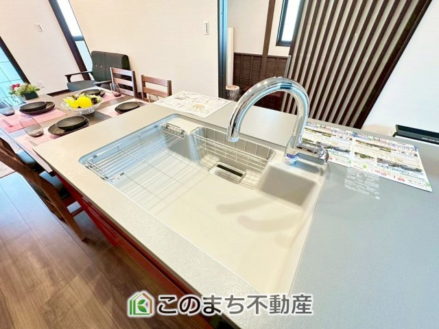 宇都宮市鶴田町　平屋＋モデルハウスの設備|タッチセンサー式の水栓は蛇口に触れることなく水を出せます☆